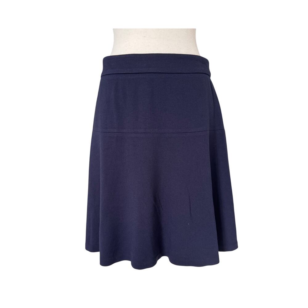 Banana Republic Navy A Line Skirt Size 2 Stretch Knit